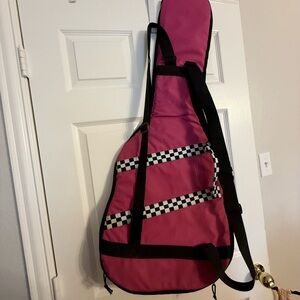 Dickies Pink and Black Guitar Bag